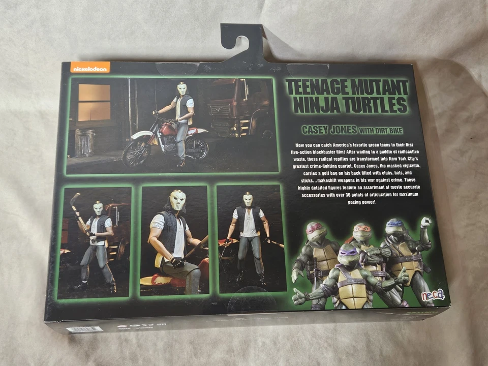 TMNT Teenage Mutant Ninja Turtles Casey Jones with Dirt Bike READ DESCRIPTION - Image 4 of 4