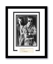 Bernie Taupin Autographed Signed 11x14 Framed Photo Elton John Songwriter ACOA