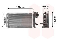 VAN Wezel WäRmetauscher, Innenraumheizung U.A. FüR Audi, VW