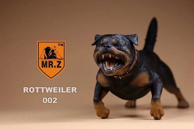 Mr.Z 1:6 Animal Resin Simulation Toy Rottweiler Dog Figure 5 Model