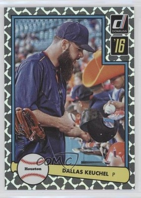 2016 Panini Donruss 1982 Design Holometric 100/299 Dallas Keuchel #D82-6 0b0