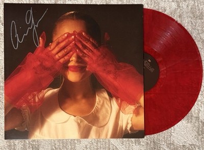 ARIANA GRANDE SIGNED ETERNAL SUNSHINE VINYL LP - JSA LOA LETTER OF