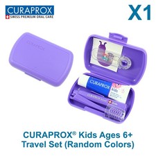 Curaprox Kids Travel Set Toothbrush, Toothpas...