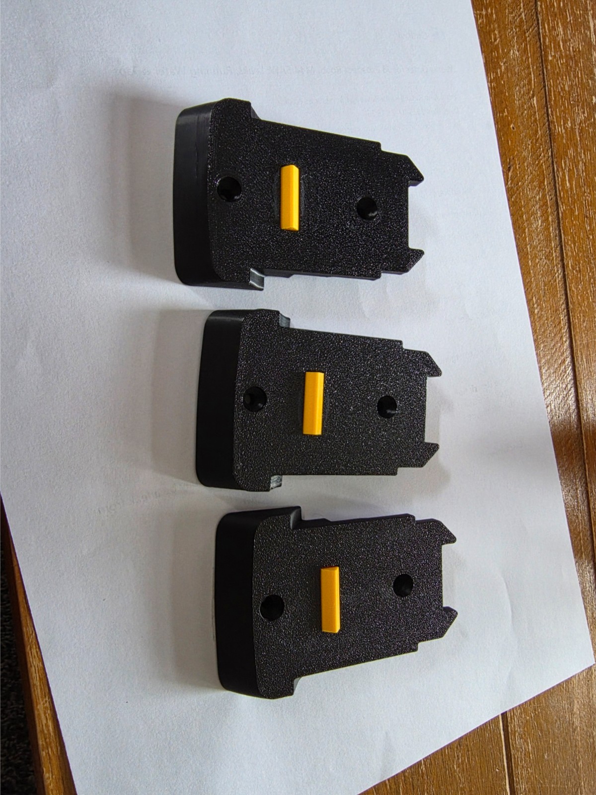 3 x DEWALT 18V/54v Tool Mount/Holder - with Latching Clip