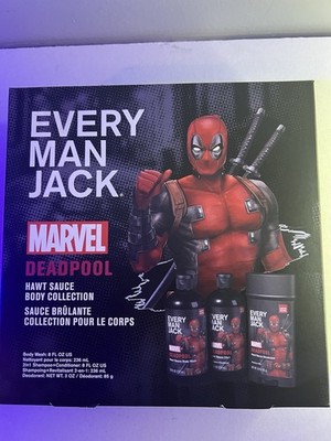 Every Man Jack Marvel Deadpool Hawt Sauce Body Collection
