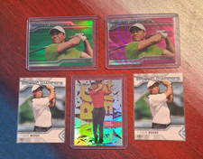 2023 UD Champions Tiger Woods Platinum Rainbow Green, Pink Wave, '21 ARC Skybox