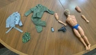 Vintage GI Joe 12" Adventure Team Fuzzy BLONDE w/ Outfits & Accessories