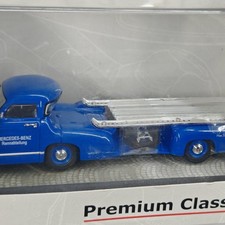 Premium ClassiXXs 1:43 Mercedes, Blue Miracle, Transporter Car Model
