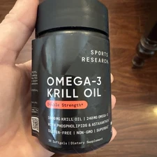 Double Strength Omega 3 Fish Oil 1250mg Wild Alaska Pollock Burpless 30 Softgels