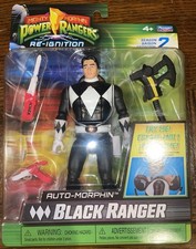 Power Rangers Mighty Morphin Re-Ignition Auto-Morphin Black Ranger Season 2 NEW
