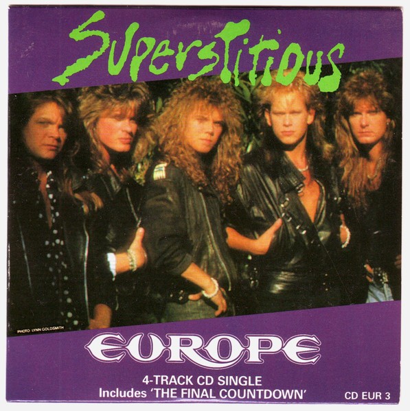 Rare UK CD Single - Europe – Superstitious (CD, 1988)