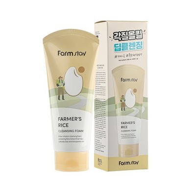 Farmstay Farmers Rice Cleansing Foam 180ml / 6.08 fl oz