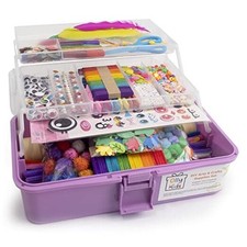 Arts and Crafts Supplies Set- 1000 Pieces Giftable Craft Box for Kids: Purple