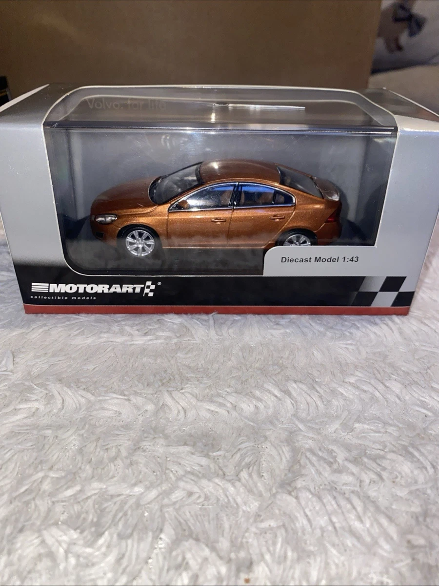 Volvo S60 2013 orange Brown metallic 1/43 MOTORART Model Mint Box