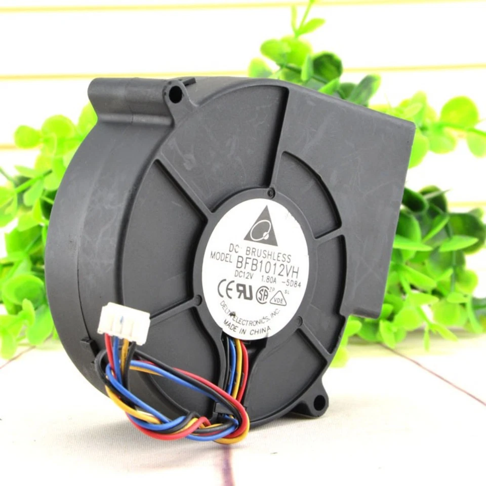 Delta BFB1012VH Server Blower DC12V 1.80A Ball Bearing 4pin Cooling Fan - Image 3 of 4