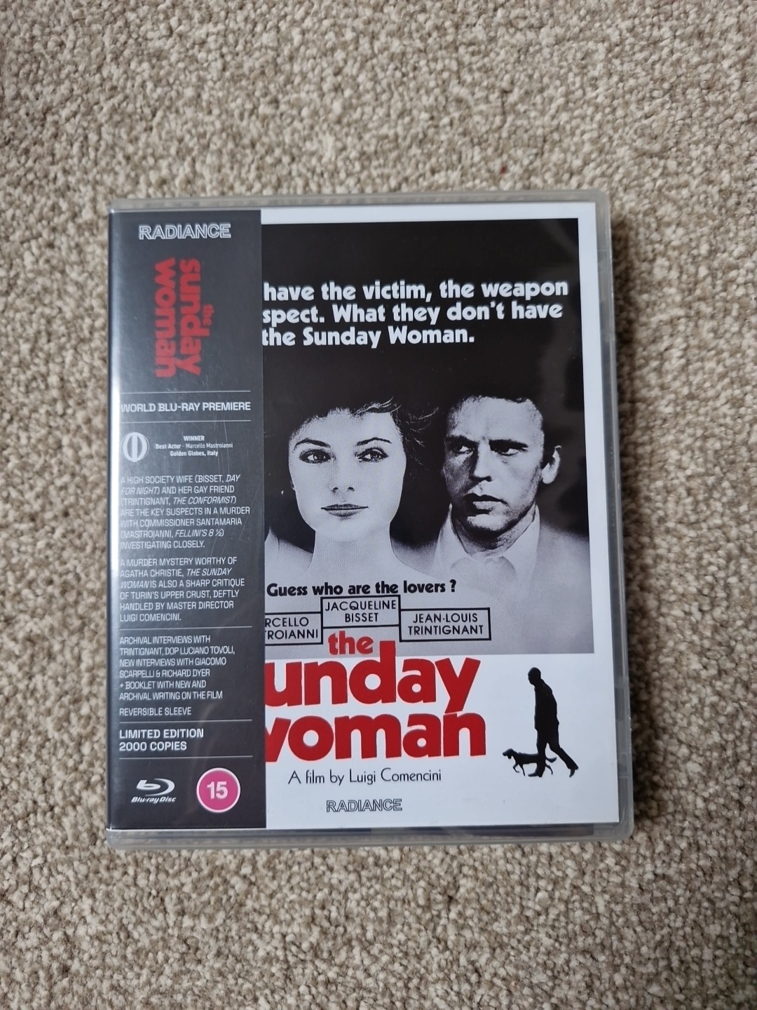 the sunday woman limited edition (radiance) blu ray