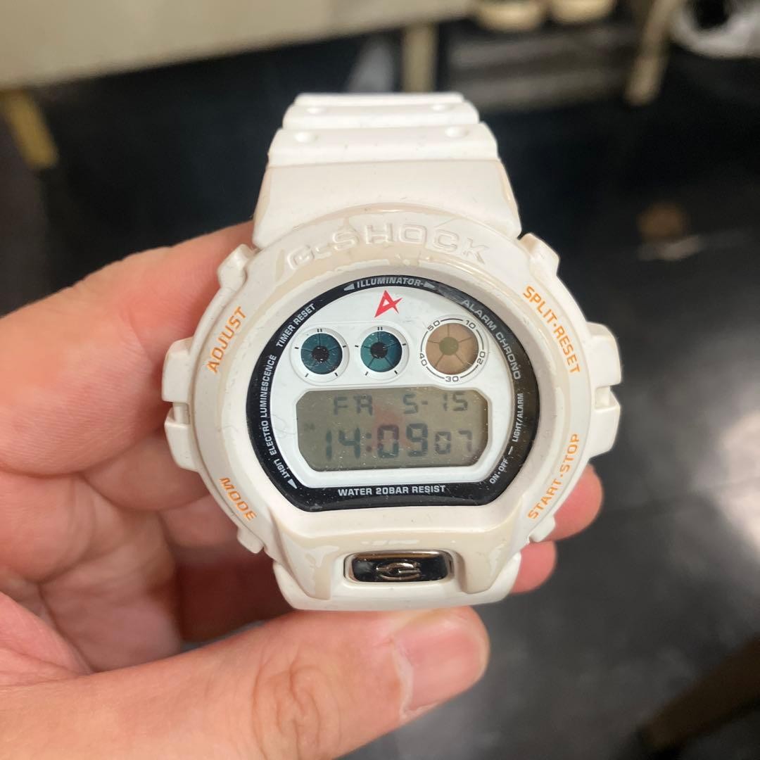 CASIO G-SHOCK DW-6900FS Gundam Amuro Ray White Limited Watch | eBay