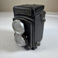 Rolleicord Rollie F H Antique TLR Twin Lens Film Camera Untested As Is