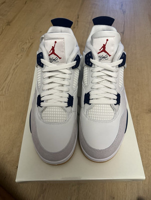 Jordan Air Jordan 4 Retro SP SB Sneaker weiß/blau limitierte Auflage EU 45