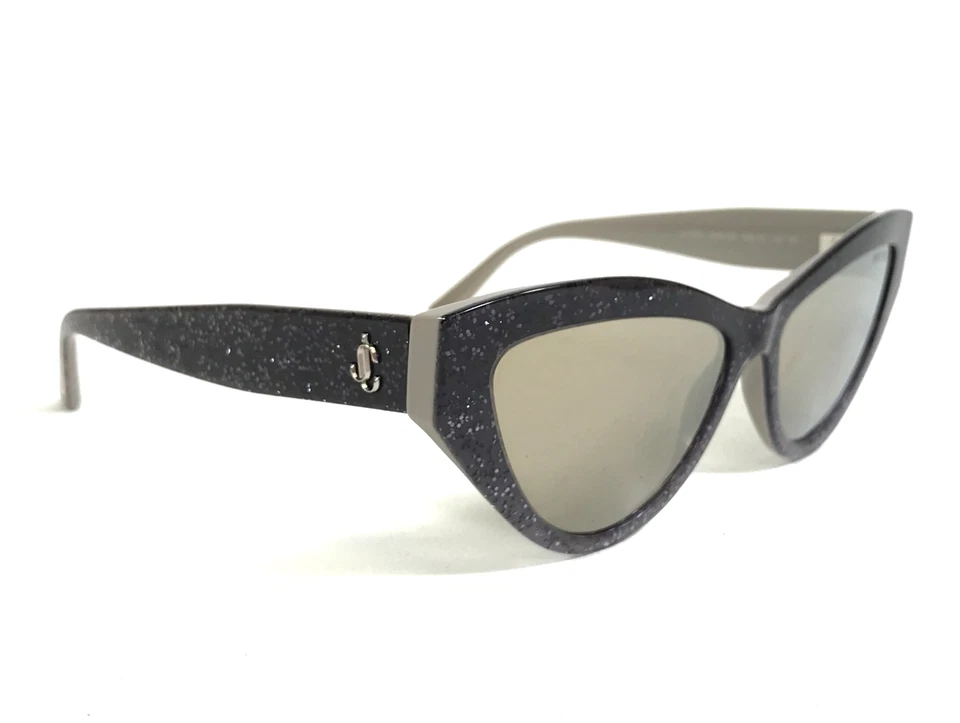 Jimmy Choo Sunglasses JC5004 5046/5A Glitter Gray Frames w Brown Mirrored Lenses - Image 4 of 4