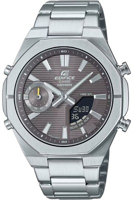 Casio Edifice Silber Herren Armbanduhr ECB-S10D-8AEF