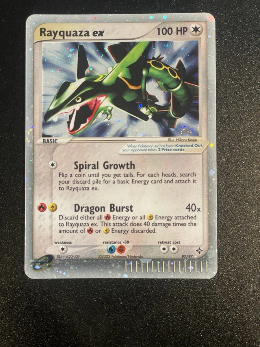 25+ Rayquaza Pokémon TCG EX Dragon Individual Collectible Card