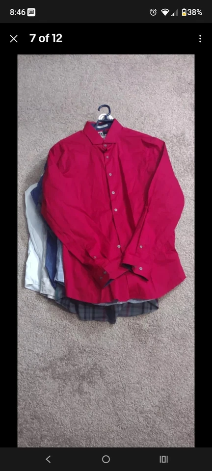 Camisa de vestir Ralph Lauren & Brands manga larga con botones para hombre Foto 3 de 4