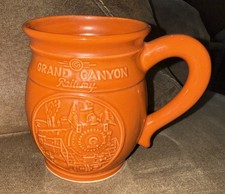 Grand Canyon Railway Jumbo Orange Coffee Mug Made In The USA!