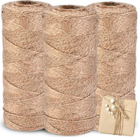 Cieex 300M Jute-Schnur, 1.5Mm NatüRliche Braun Juteschnur | Jute-Kordel FüR DIY
