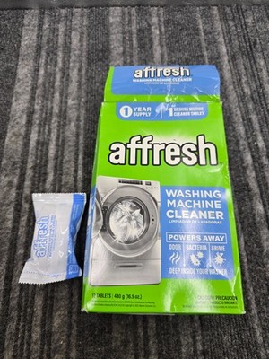 (QTY 12) Affresh Fresh Washing Machine Cleaner for Odor, Bacteria, Grime
