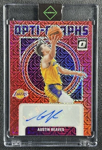 AUSTIN REAVES 2024-25 PANINI DONRUSS OPTIC #OG-AUS OPTI-GRAPHS CHOICE PRIZM AUTO