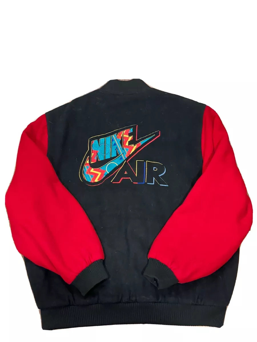 Vintage 90s Nike Bomber Jacket with Hood, Sport Jacket