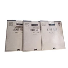 Vtg Studio C Silken Sheer Lycra Pantyhose Control Top Sandalfoot Sz B Lot of 3