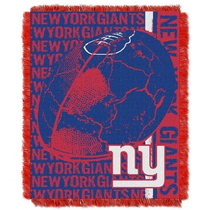 New York Giants NY Throw Blanket 48 x 60 Afghan Throw ...