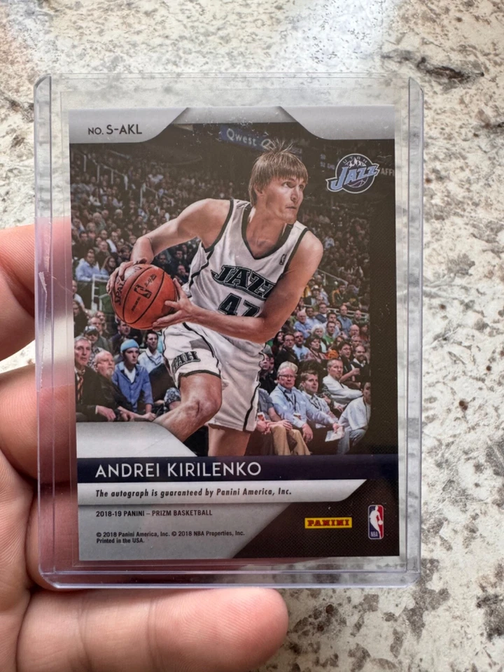 Panini Prizm Andre Kirilenko Autograph 2018-2019 - Image 2 of 2