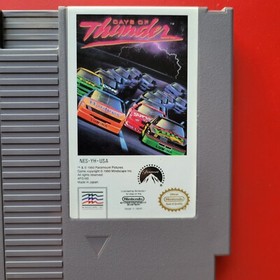 Juego Nintendo NES Days of Thunder con Caja y Manual Funciona Tom Cruise Racing