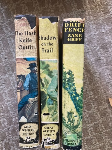 3 HCDJ western books Zane Grey Grosset & Dunlap - Picture 2 of 3