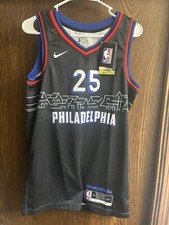Ben Simmons Philadelphia 76ers Nike Swingman Jersey Mens Size Small City Edition