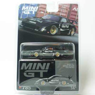 MINI GT No.785 MAZDA RX-7 LB-Super Silhouette Liberty Walk Black