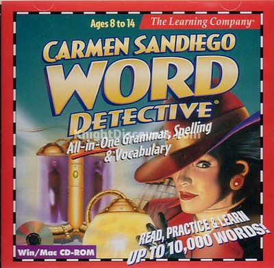Carmen Sandiego WORD DETECTIVE PC Windows & Mac pädagogisch Kinder NEU