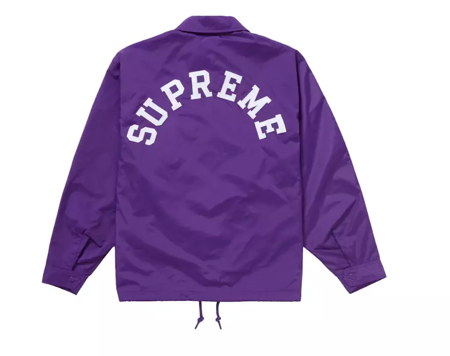 Supreme Champion Coaches Jacket Medium Purple