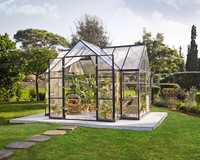 Victory Orangery 12x10 ft Aluminium Victorian Greenhouse, Summer House Room