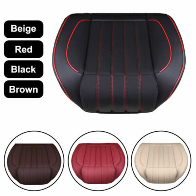 Funda de Asiento Delantero,Almohadilla Protectora de Cuero PU para Asiento Delan