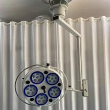 5-Hole LED Dental Surgical Shadowless Light Ceiling-Mounted Operation Lamp USA
