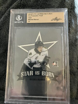 MITCH MARNER PRE ROOKIE 2014 ITG Leaf Star is Born Proof  /1
