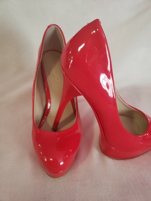aldo red heels