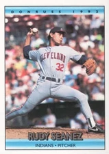 #552 Rudy Seanez - Cleveland Indians - 1992 Donruss Baseball