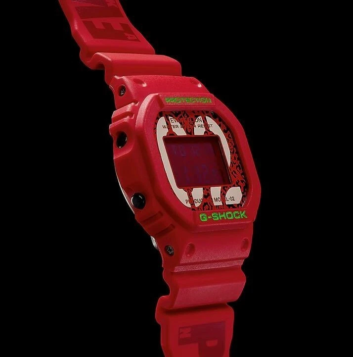 EVANGELION STORE G-SHOCK DW-5600 EVA-02 THE BEAST MODEL feat.RADIO EVA