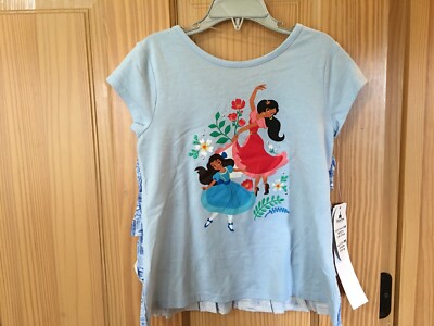 NWT Disney Store Parks Elena of Avalor Fashion Tee Shirt Top Girls S,M,L,XL