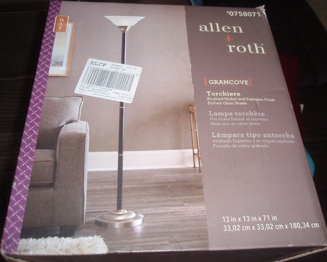 Allen Roth Grancove 71 Brushed Nickel Espresso Finish